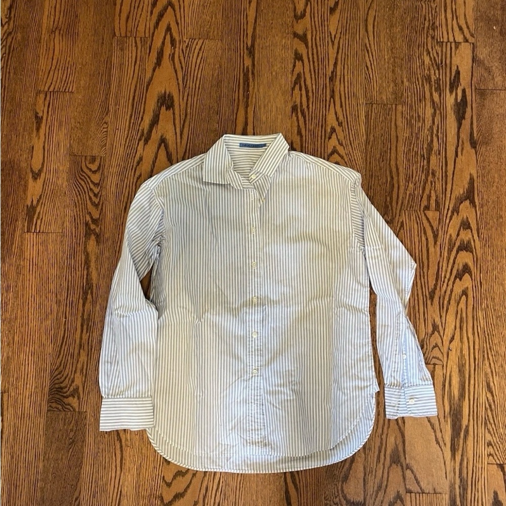 Women’s J. McLaughlin Striped Button Down Shirt Size Xs